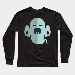 The Funny Flying Ghost Long Sleeve T-Shirt